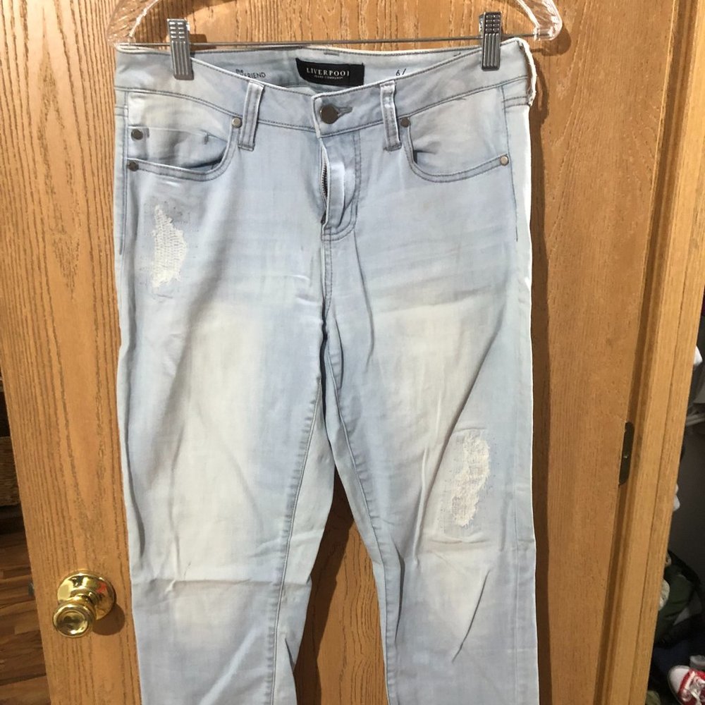 Slim Boyfriend cut Jeans from Liverpool Jeans Company